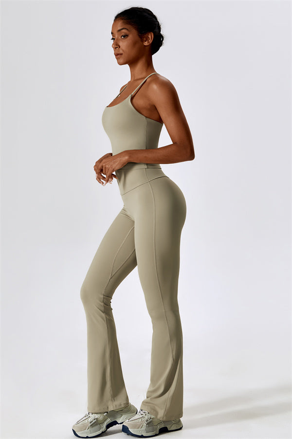 The Lily Belle Sports Bra Flared Leggings 2-Piece Set