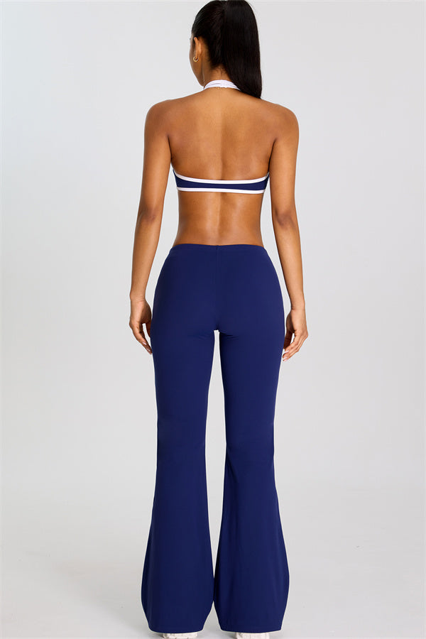 The Mode Sports Bra Flared Leggings 2-Piece Set