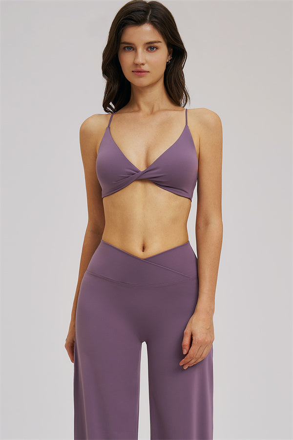 The Mosaic Sports Bra Straight Leg Pants 2-Piece Set