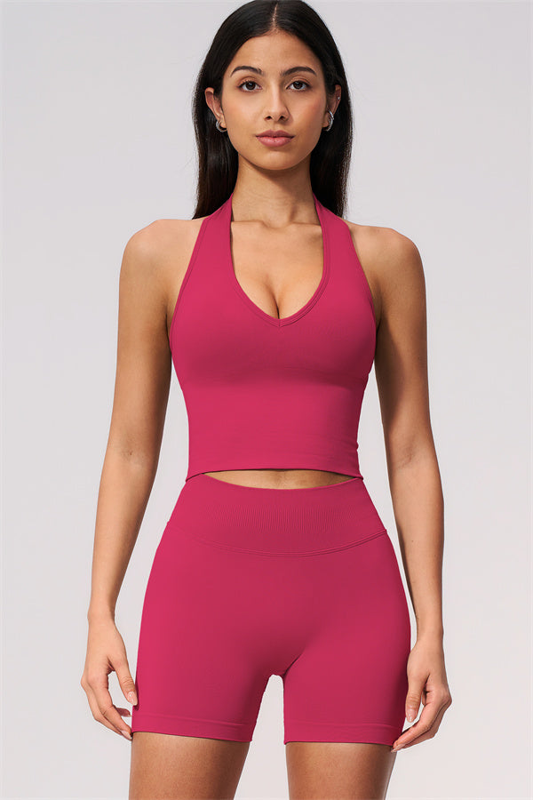 The New Allure Halter Top Shorts 2-Piece Set