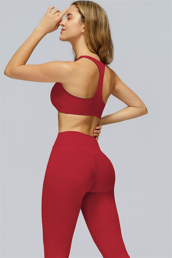The Radiance Racerback Sports Bra Leggings 2-Piece Set