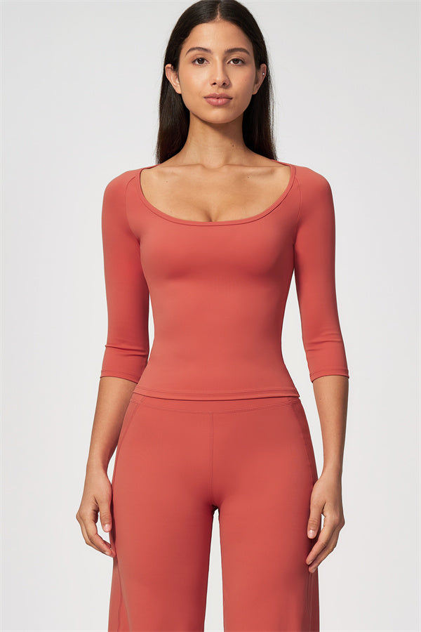 The RiseFit Half-Sleeve T-Shirt Straight Leg Pants 2-Piece Set