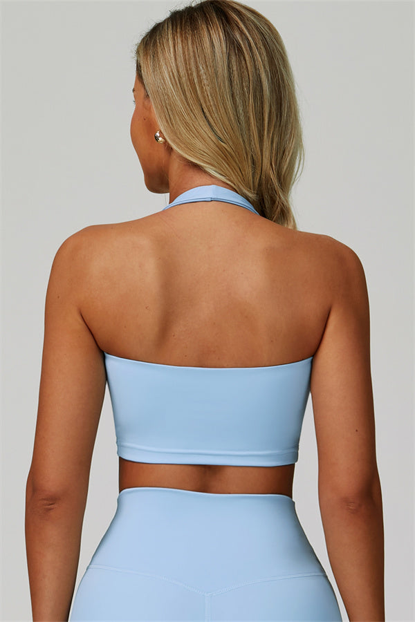 The Seraphine Halter Crop Top Shorts 2-Piece Set