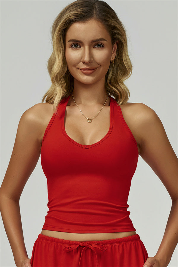 The Sprint Halter Tank Top