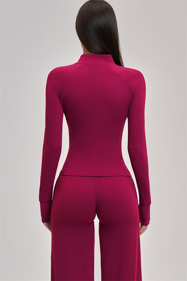 The Swoon Jacket Sports Bra Flared Leggings 3-Piece Set