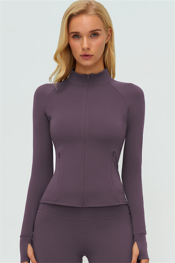 The Twirl Zip Jacket Straight Leg Pants 2-Piece Set