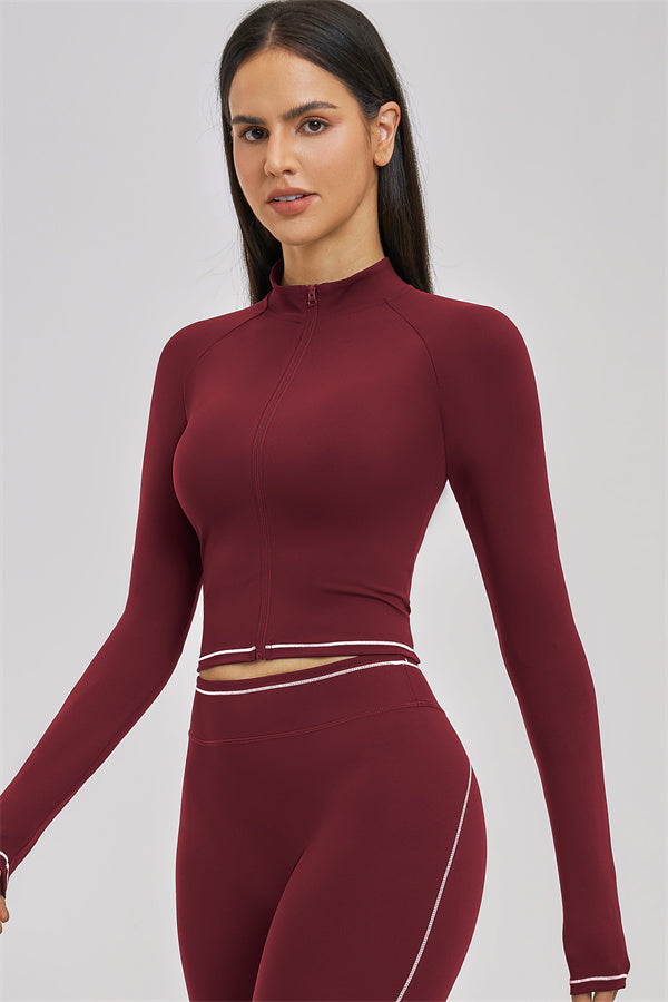 The Unbound Jacket Crop Top Shorts 3-Piece Set