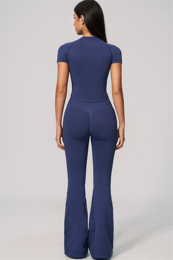The Velvetine T-shirt Flared Leggings 2-Piece Set