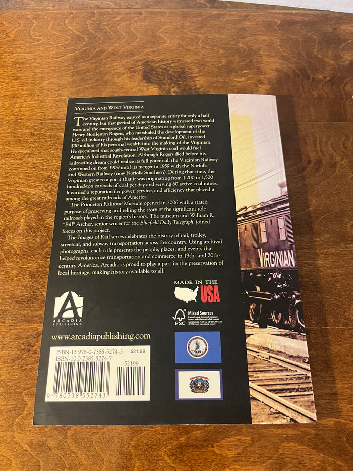 The Virginian Railway Paperback Book