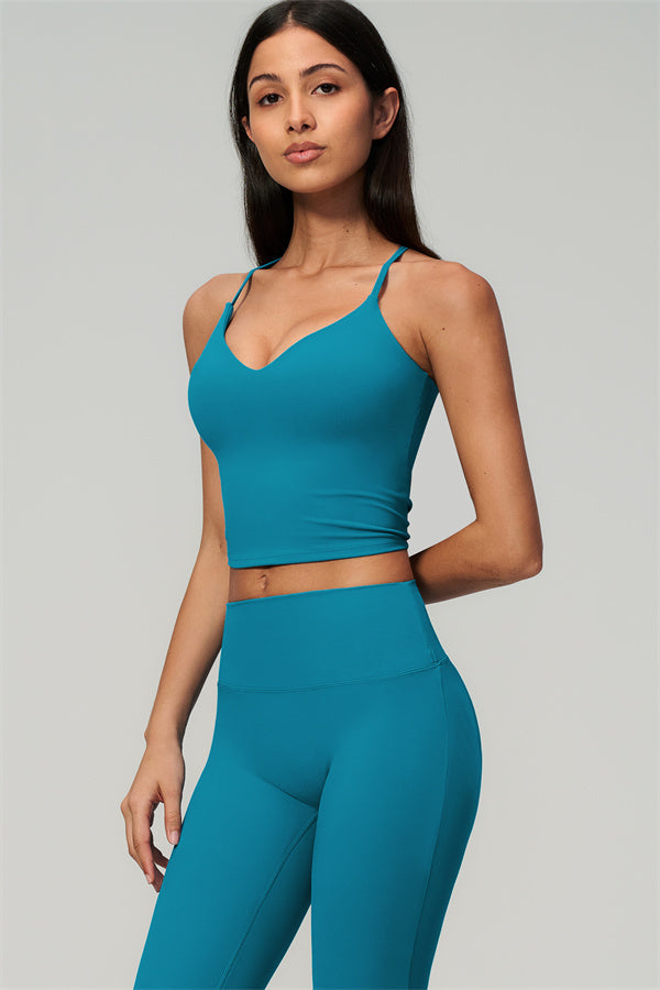 The Zura Tank Top Capri Leggings 2-Piece Set