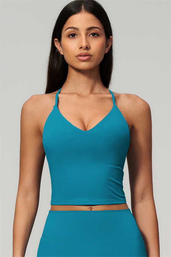 The Zura Tank Top Capri Leggings 2-Piece Set