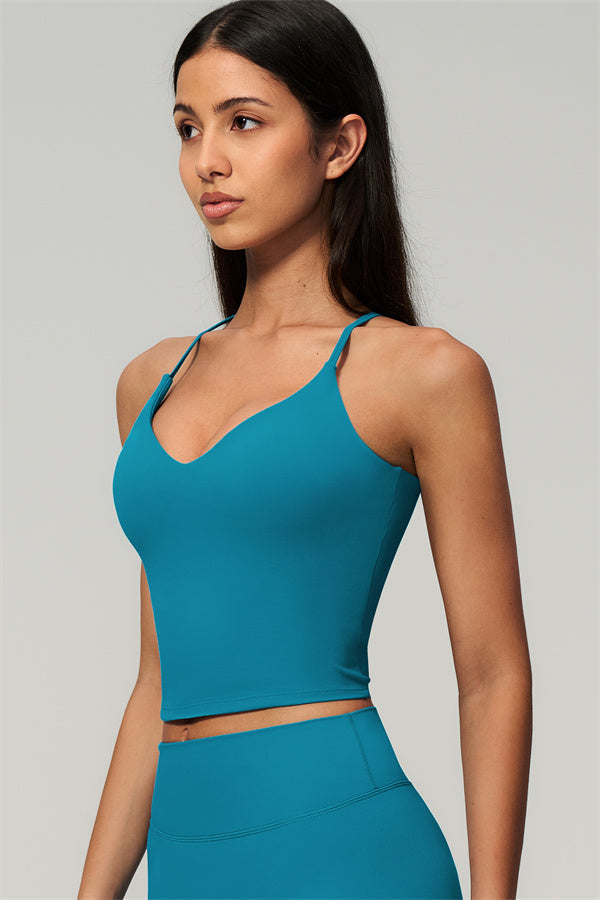 The Zura Tank Top Capri Leggings 2-Piece Set