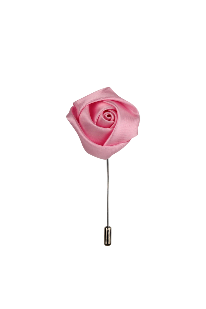 Tickle Them Pink Flower Lapel Pin