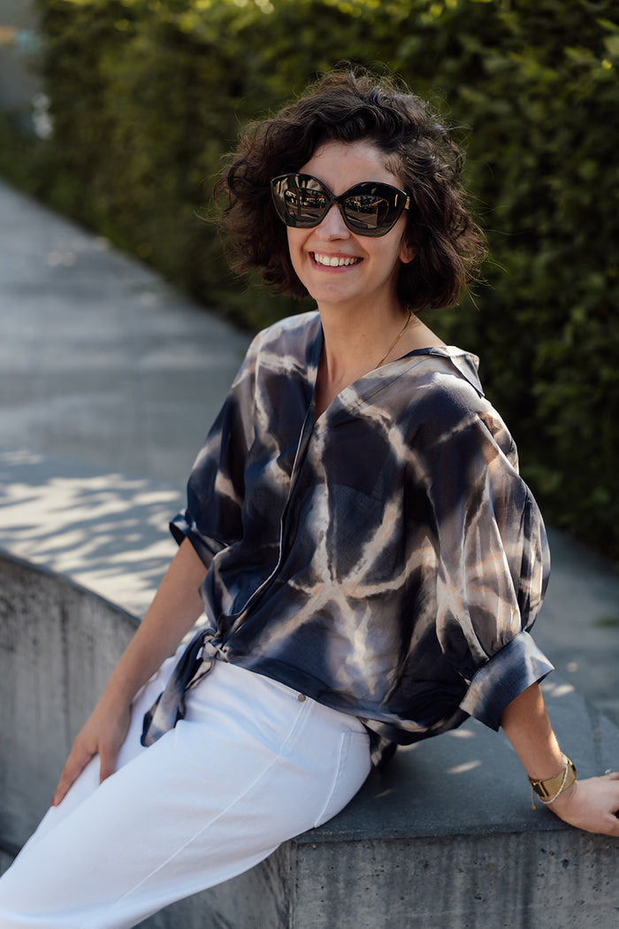 Tie dye blouse