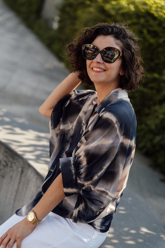 Tie dye blouse