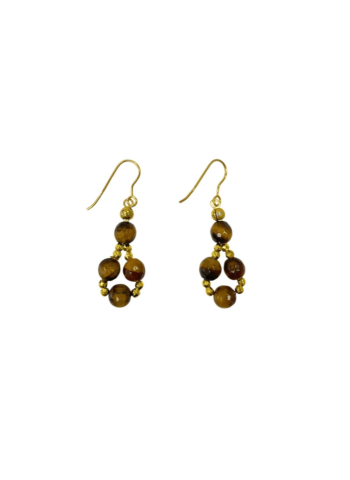 Earrings Faystone Jewelry Tiger Earrings O/S Apoella