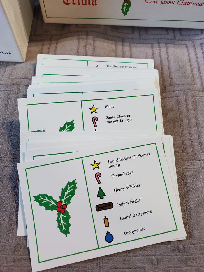 Tis the Season Christmas Trivia Cards