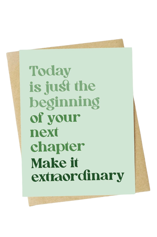 Today Is Just the Beginning - Card