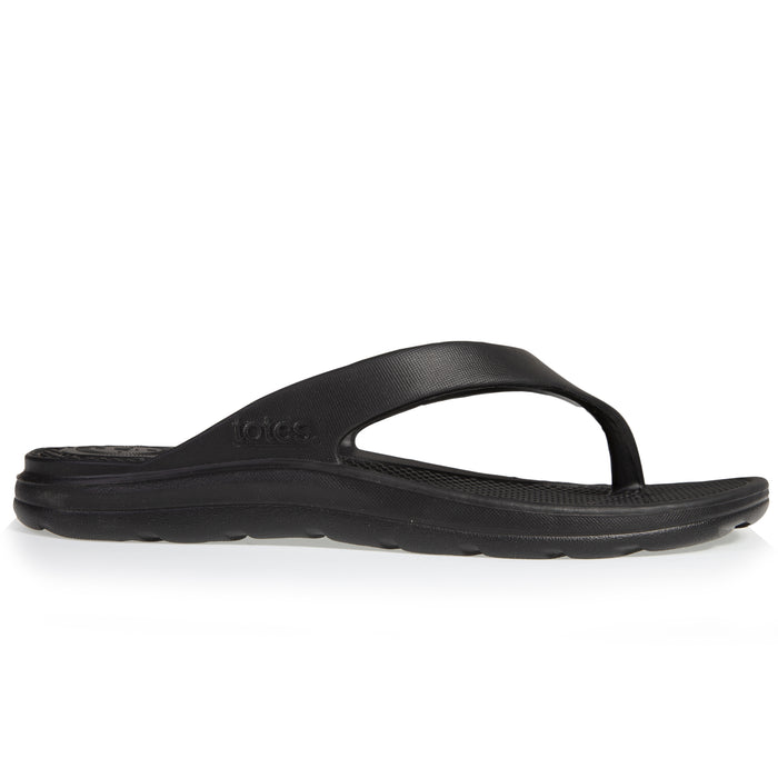 Tongs Femme Confort Noir