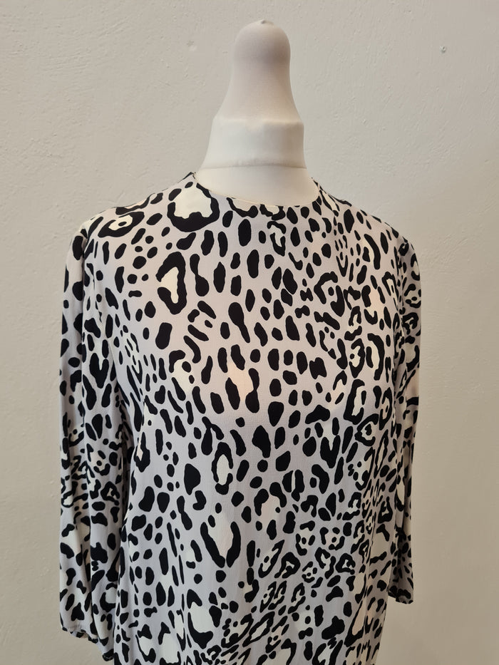 Topshop Animal Print Dress 10