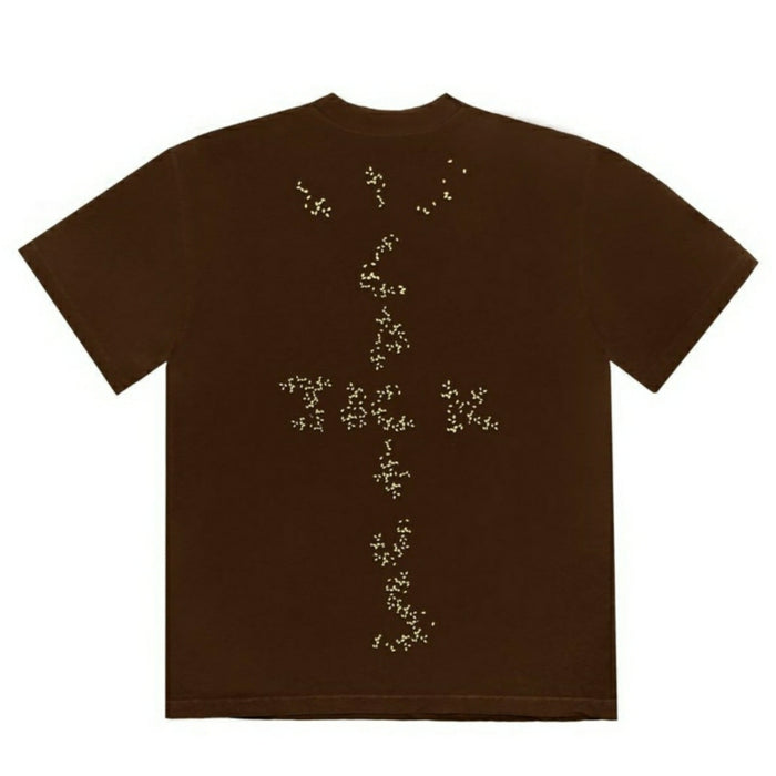 Travis Scott x McDonalds Sesame Tee Shirt Brown Multi