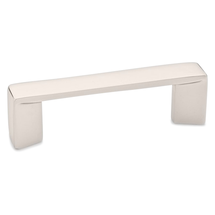 A modern and seamless pull with sleek side handle details.