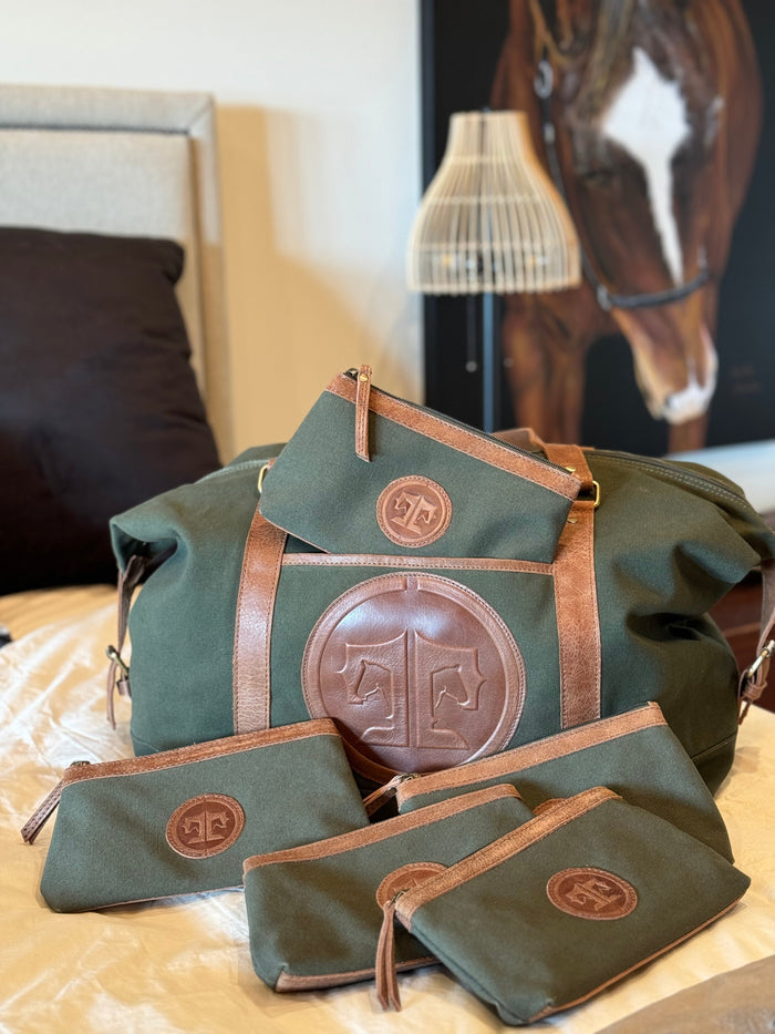 Tucker Tweed Barn Makeup Pouch