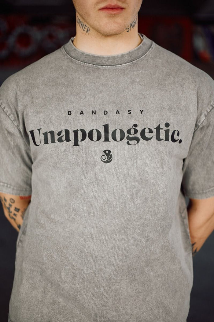 UNAPOLOGETIC T-SHIRT GREY
