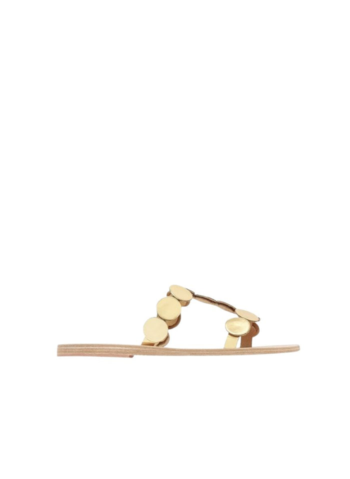 Sandals Ancient Greek Sandals Uranos Mirror Sandals Gold Apoella