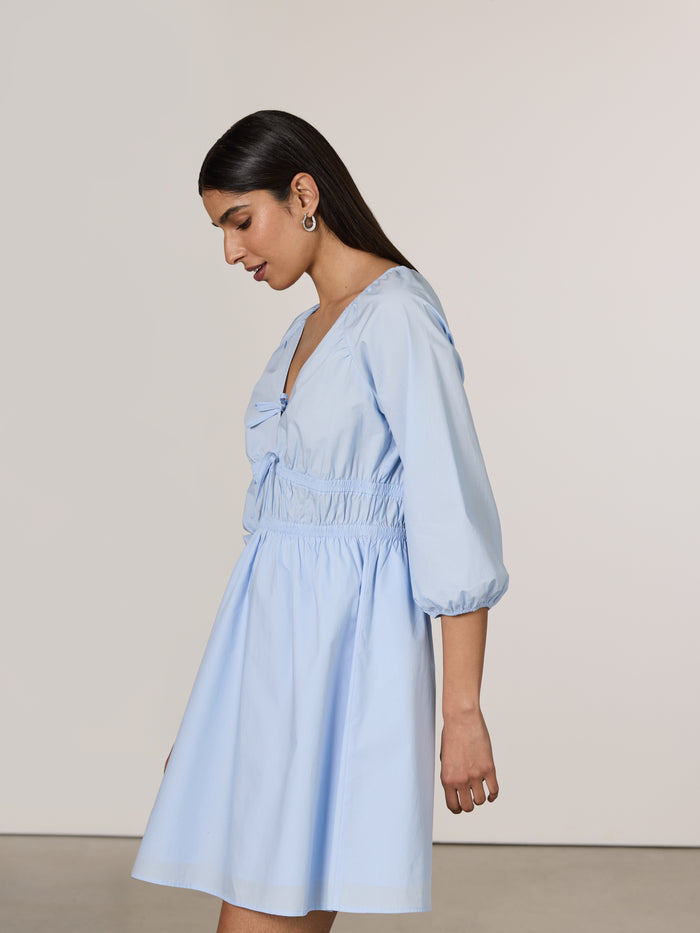 V-Neck Mini Dress
