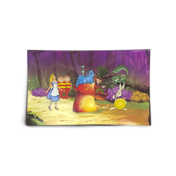 glass rolling tray alice mushroom v syndicate
