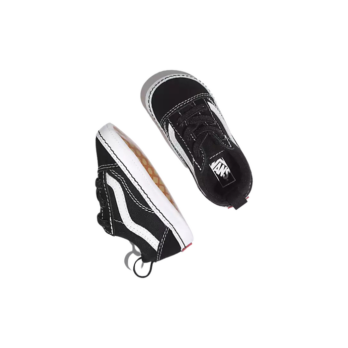 Vans Old Skool Crib Bootie Black White