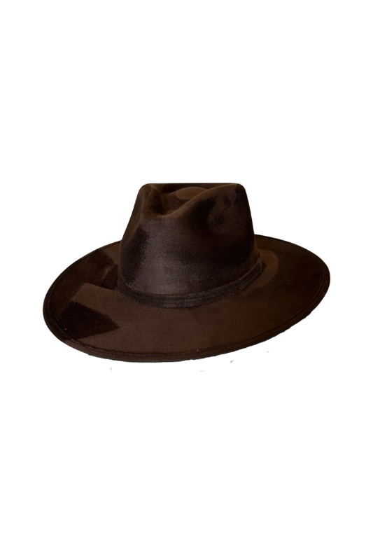 Vegan Suede Rancher - Chocolate