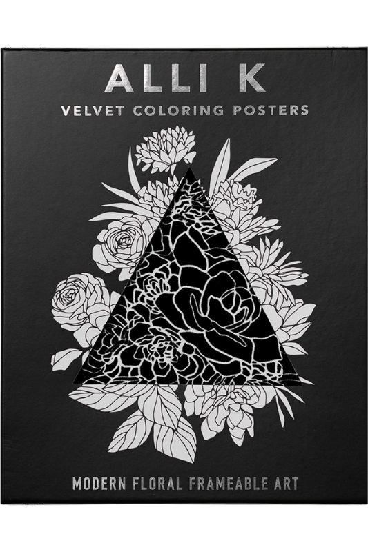 Velvet Coloring Posters: Valentine Edition