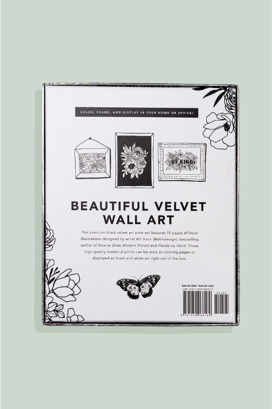 Velvet Coloring Posters: Valentine Edition