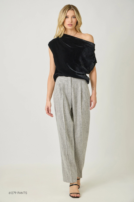 Vera Velvet Top- Black<br>***LAST ONE***