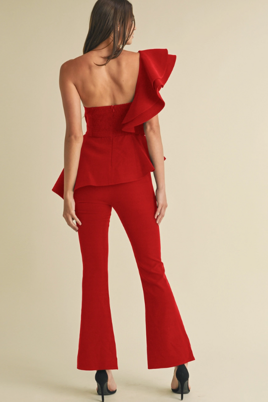 Veronica Peplum Jumpsuit<br>***LAST ONE***