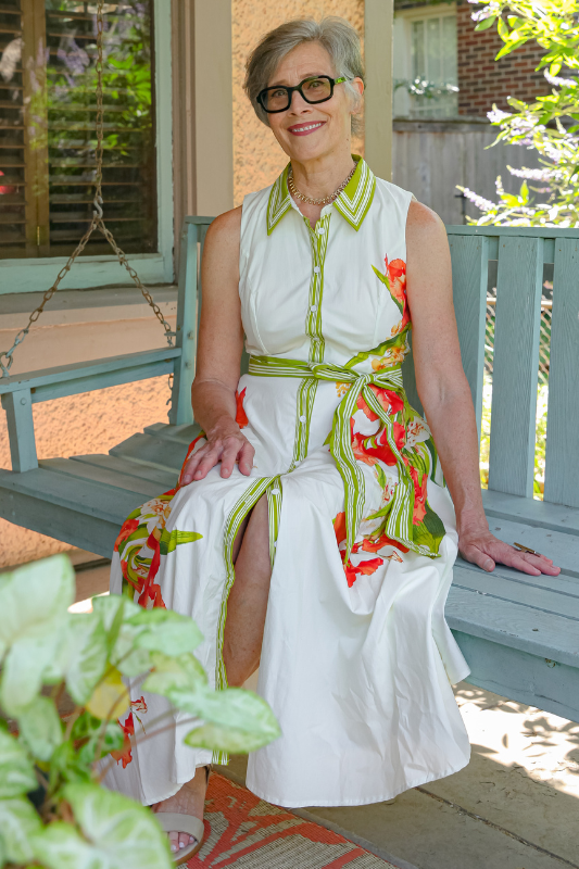 Victoria Printed Midi Dress