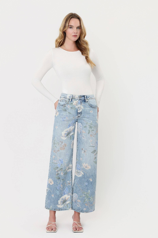 Vintage Flora Denim