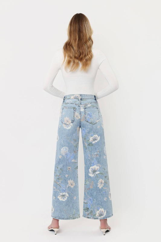 Vintage Flora Denim
