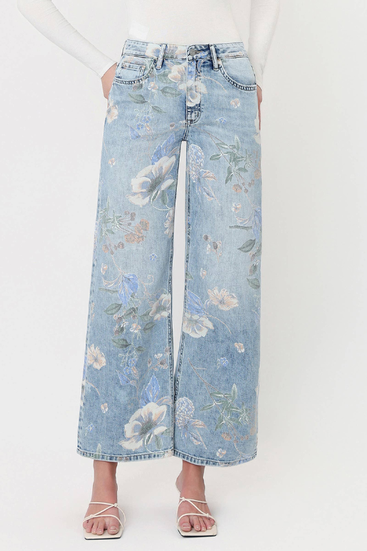 Vintage Flora Denim
