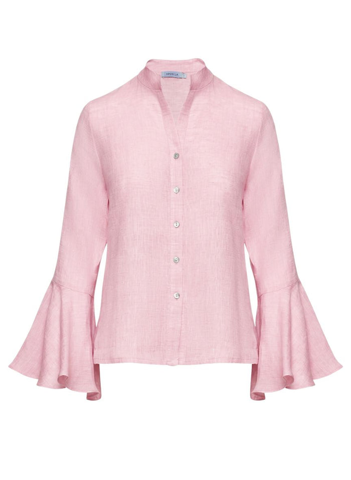 Shirts Apoella Virginia Frill Shirt Pink Apoella