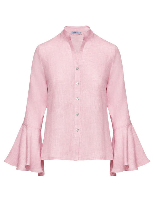Shirts Apoella Virginia Frill Shirt Pink Apoella