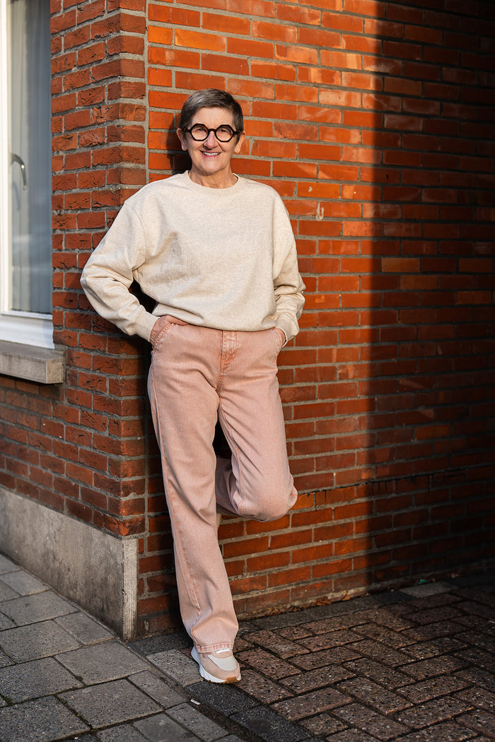 Visti broek oud roze