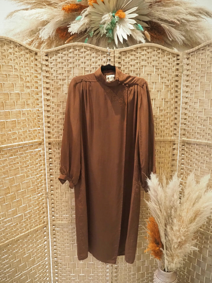 Wallis Brown Silk Kimono 12