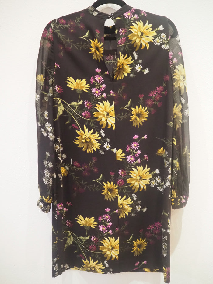 Warehouse Dress Black/Yellow Flower 8 (summer)