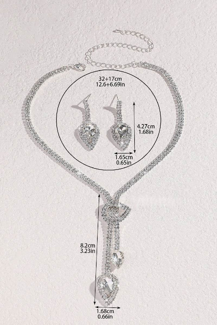 Wedding Earrings/Necklace Jewelry Sets (Set of 2) 752186449074 - COCOMELODY