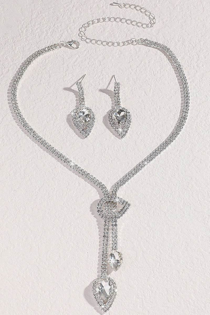 Wedding Earrings/Necklace Jewelry Sets (Set of 2) 752186449074 - COCOMELODY
