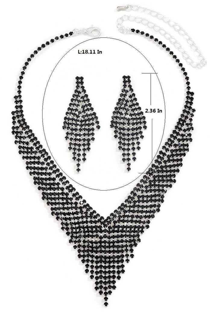 Wedding Earrings/Necklace Jewelry Sets (Set of 2) 752485426605 - COCOMELODY