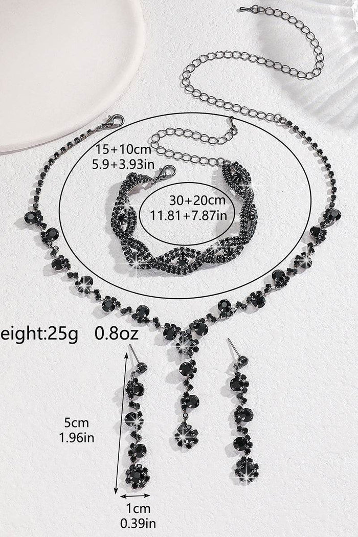 Wedding Earrings/Necklace Jewelry Sets (Set of 3) 778205197964 - COCOMELODY